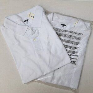 OLD NAVY Boys School Uniform Pique Polo Shirt - Sz XXL/18 - Built-In Flex Pique